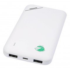 Portabla batterier - Essentials Hållbar powerbank 10 000 mAh, USB-A, Vit