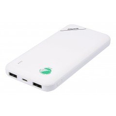 Portable batterier - Essentials Durable Powerbank 10.000 mAh, USB-A, hvid