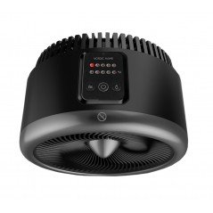 Ventilatorer til de varme aftener! - Nordic Home Varmelegeme og køler med vortex-teknologi for bedre luftgennemstrømning, 2000W, sort