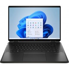 Laptop 16-17" - HP Spectre x360 16-f1035no 16" 4K+ OLED Touch i7 32GB 1TB SSD A370M Win 11 Nightfall Black demo