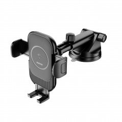 Phone Holder - Dudao F3Pro+ bilhållare för mobiler med inbyggd trådlös laddning