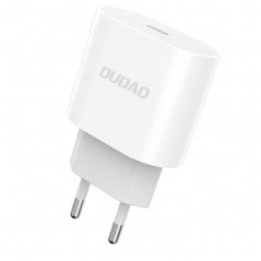 Vægladere til mobiltelefon - Dudao 20 Watt AC-adapter vægoplader med USB-C