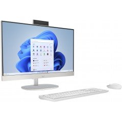 All-in-one-dator - HP All-in-One 24-cr0824no 24" Full HD Ryzen 5 8GB 512GB SSD Win 11 Shell White