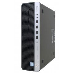 Brugt stationær computer - HP EliteDesk 800 G4 SFF i5 8GB 256GB SSD 1TB HDD Win11Pro (brugt)