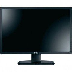 Dell 24" U2412M LED-skärm med IPS-panel med Ergonomisk fot (beg med liten repa kant)
