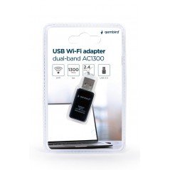 Trådløst netværkskort - Trådlöst WiFi USB-nätverkskort med Dual Band 2.4GHz/5GHz 1300Mbps (fyndvara)