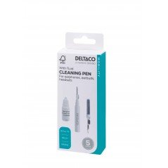 Tillbehör för hörlurar - Deltaco rengörings-kit för hörlurar och headset