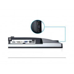 Brugte computerskærme - Dell 23" U2312HM Full HD LED-skærm med IPS-panel og ergonomisk fod (brugt)