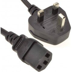 Strømkabel computer - UK Strømkabel (IEC C13) (brugt)