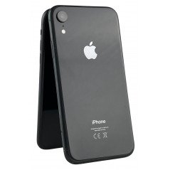 Used iPhone - iPhone XR 128GB Black med 1 års garanti (beg) (repad skärm - se bilder)