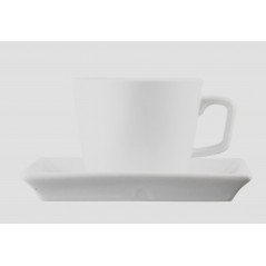 Kaffe og drikkevarer - Funktion kaffesæt med 4st 19 CL kopper og underkopper