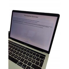 MacBook Pro 13" 2017 Retina i5 16GB 512GB SSD Touchbar Silver (brugt) (se billede)