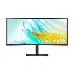 Used computer monitors - Samsung S34A650UXU 34" välvd skärm med VA-panel 3440 x 1440 (beg)