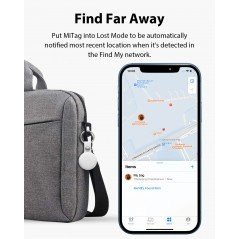 Rejsetilbehør - MiLi MiTag Location Finder bluetooth-tracker (hvid)