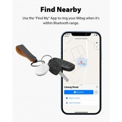 Rejsetilbehør - MiLi MiTag Location Finder bluetooth-tracker (hvid)