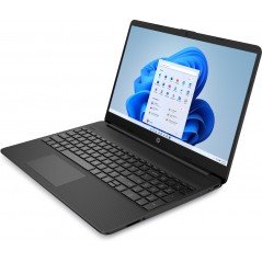 Bærbar computer med skærm på 14 og 15,6 tommer - HP 15s-eq1823no 15.6" Full HD Ryzen 3 8GB 128GB SSD Win 11 S Jet Black