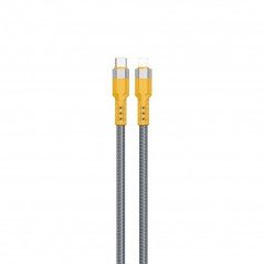Laddare och kablar - Dudao L23CL flätad 30W USB-C till lightningkabel till iPhone & iPad 1 meter