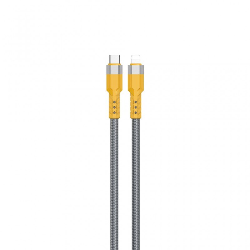 Laddare och kablar - Dudao L23CL flätad 30W USB-C till lightningkabel till iPhone & iPad 1 meter
