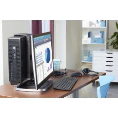 Brugt stationær computer - HP Elitedesk 800 G1 SFF i5 16GB 128GB SSD + 500GB HDD Windows 10 Pro (brugt)