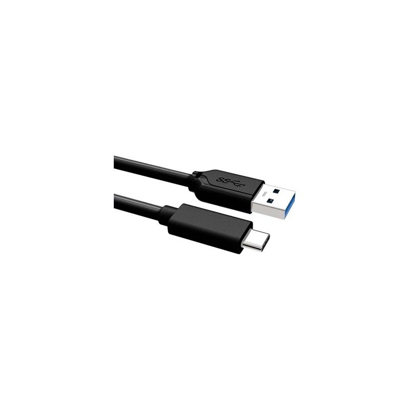 USB-C-kabel - USB-C till USB-kabel 1 meter, svart (bulk)