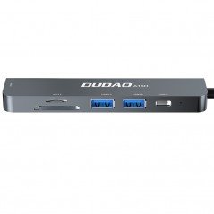 Screen Cables & Screen Adapters - Dudao USB-C-hubb 6-i-1 Multiport till HDMI/SD-kort/USB-adapter 60W PD