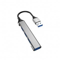 Dudao USB-hubb med 3x USB 2.0 och 1x USB 3.0
