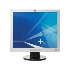 Brugte computerskærme - HP L1906 19-tommers LCD-skærm med soundbar (brugt)