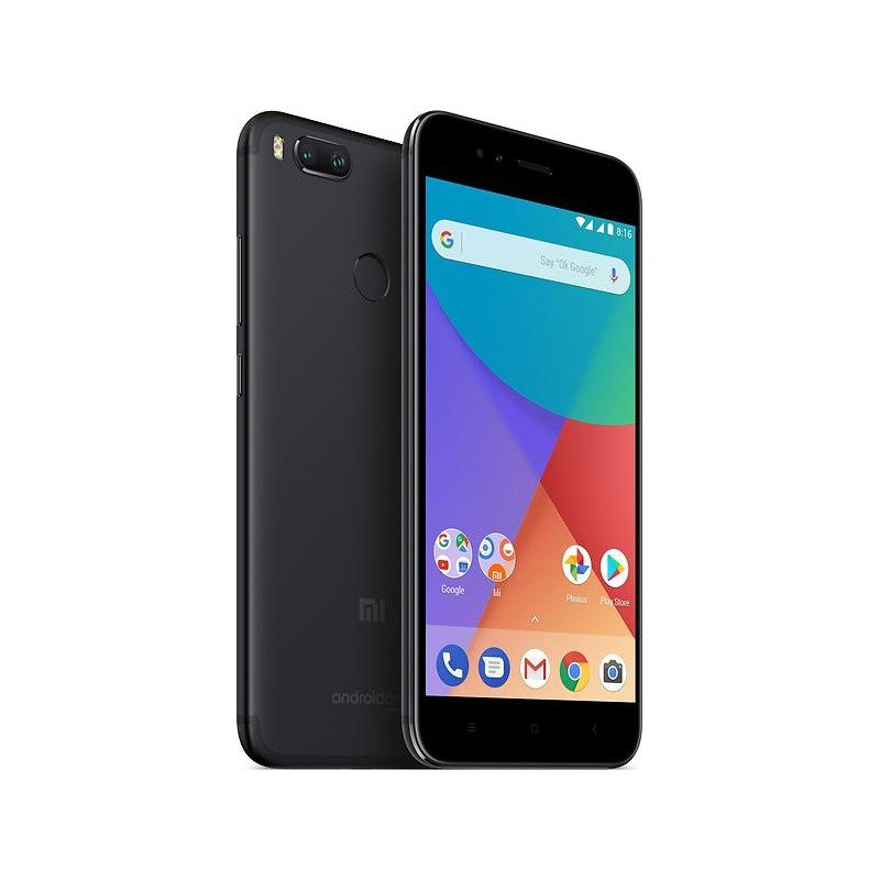 Used mobile phones - Xiaomi Mi A1 64GB DS Black (beg) (läs not om BankID)