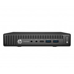 Stationär dator begagnad - HP ProDesk 600 G2 Mini i3 (gen6) 8GB 128GB SSD Win10 Pro (beg)