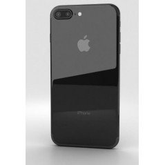 Brugt iPhone - iPhone 7 Plus 128GB Jet Black (brugt med meget ridset skærm)