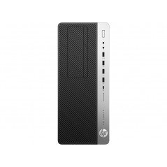 Brugt stationær computer - HP EliteDesk 800 G3 Tower i5 (gen 6) 8GB 256GB SSD RX460 Win 10 Pro (brugt)