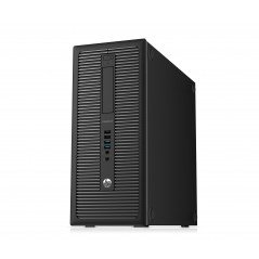 Stationär dator begagnad - HP EliteDesk 800 G1 Tower i5 (gen 4) 8GB 128GB SSD Win 10 Pro (beg)