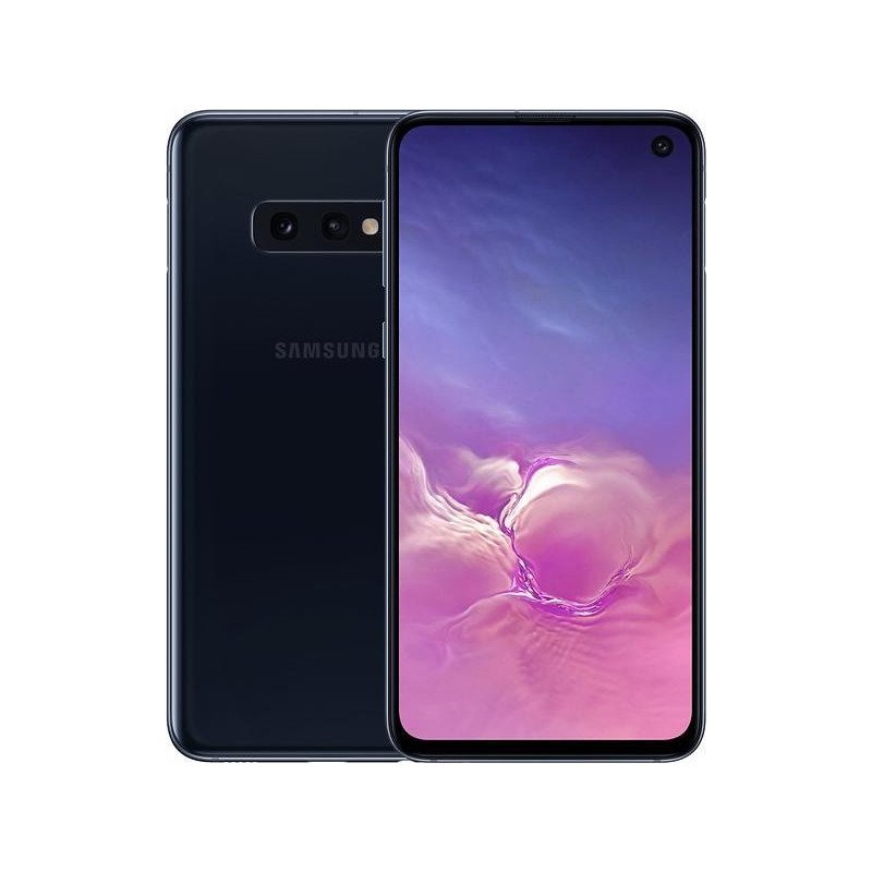 Samsung Galaxy begagnad - Samsung Galaxy S10e 128GB Dual SIM Prism Black (beg med mycket repor skärm)
