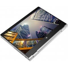 Laptop 14" beg - HP ProBook x360 435 G7 Ryzen 5 16GB 256GB SSD med Touch (beg* med bla bucklor, märken skärm mm)