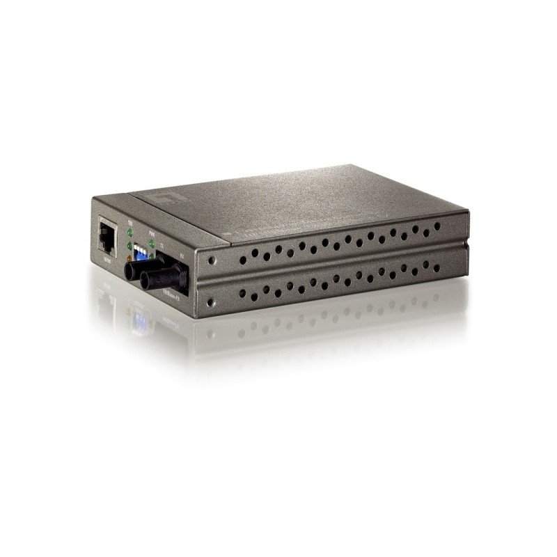Övrigt nätverk - LevelOne Mediakonverter 1310 nm fiber till Ethernet 10/100BaseTX to 100FX 100mbit SC SM