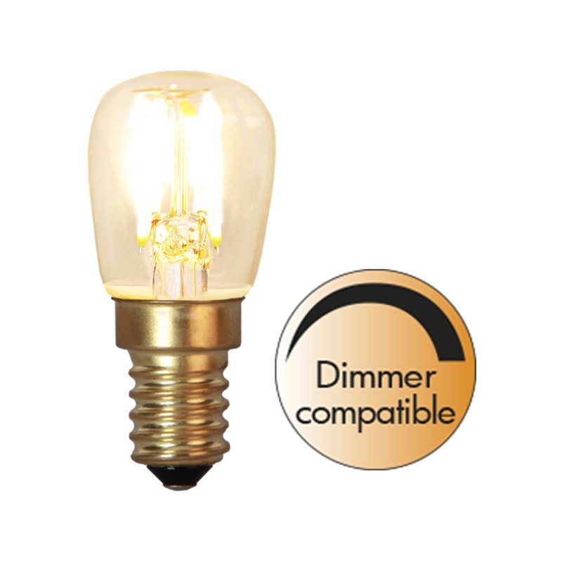 LED-lampa - Dimbar LED Päronlampa sockel E14 ST26 SOFT GLOW 1.4 Watt 60 lm