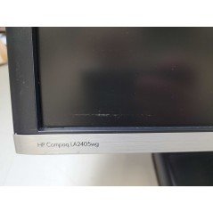 Brugte computerskærme - HP 24" LCD-Skærm brugt med ridser