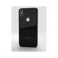 iPhone XS 64GB Rymdgrå med 1 års garanti (beg) (sprucken baksida med skal på, ny skärm)