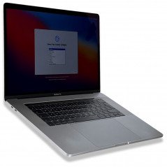 Brugt MacBook Pro - MacBook Pro Mid 2017 15" i7 16GB 1TB SSD med Touchbar Silver (brugt med LCDmura)