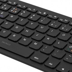 Deltaco bluetooth-tastatur i miniformat (demo)