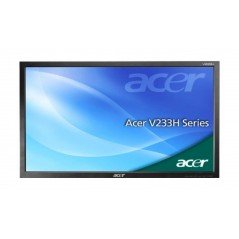 Acer V233H 23-tommer LED-skærm (brugt uden fod)