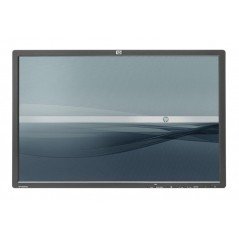 Brugte computerskærme - HP 24-tommer LCD-skærm af ældre model (brugt uden fod)