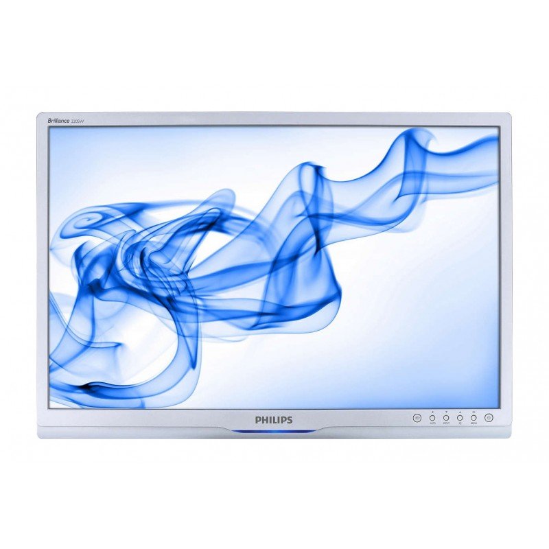 Brugte computerskærme - Philips 220SW9FS 22-tommer LCD-skærm (brugt uden fod)