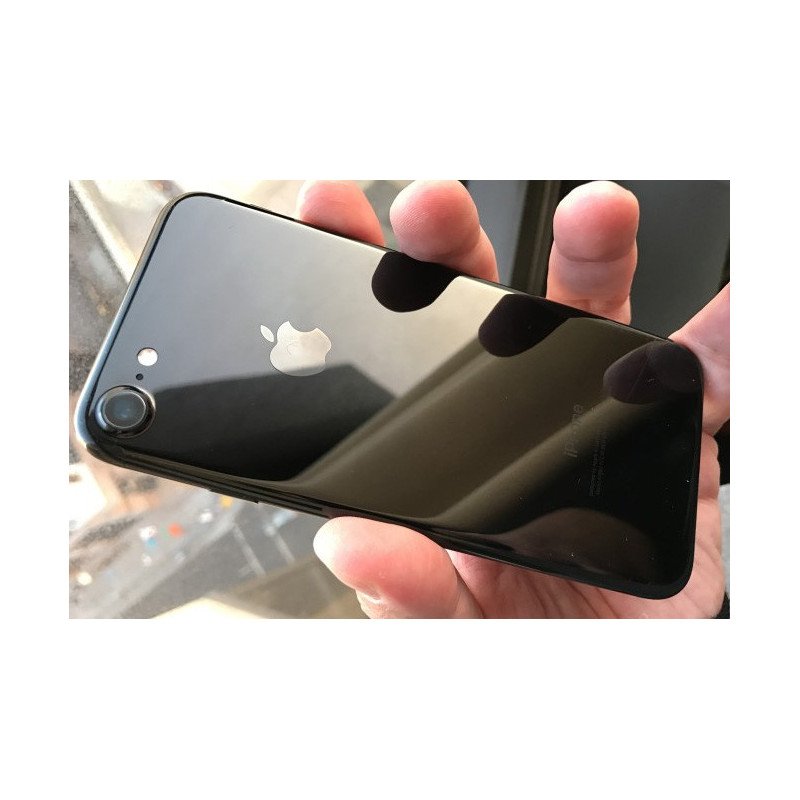 Brugt iPhone - iPhone 7 128GB Jet Black (brugt) (træg lydstyrkeknap)