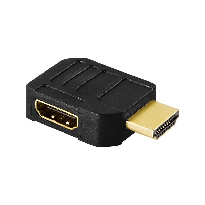 Skärmkabel & skärmadapter - Vinklad HDMI-adapter