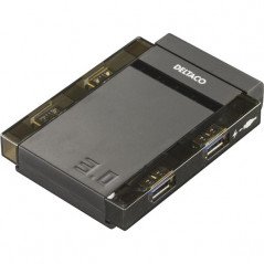 USB-kablar & USB-hubb - Deltaco USB 3.0-hubb med 4 portar