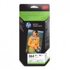 Papper - Bläckpatron HP 364 3-färg med 85 fotopapper