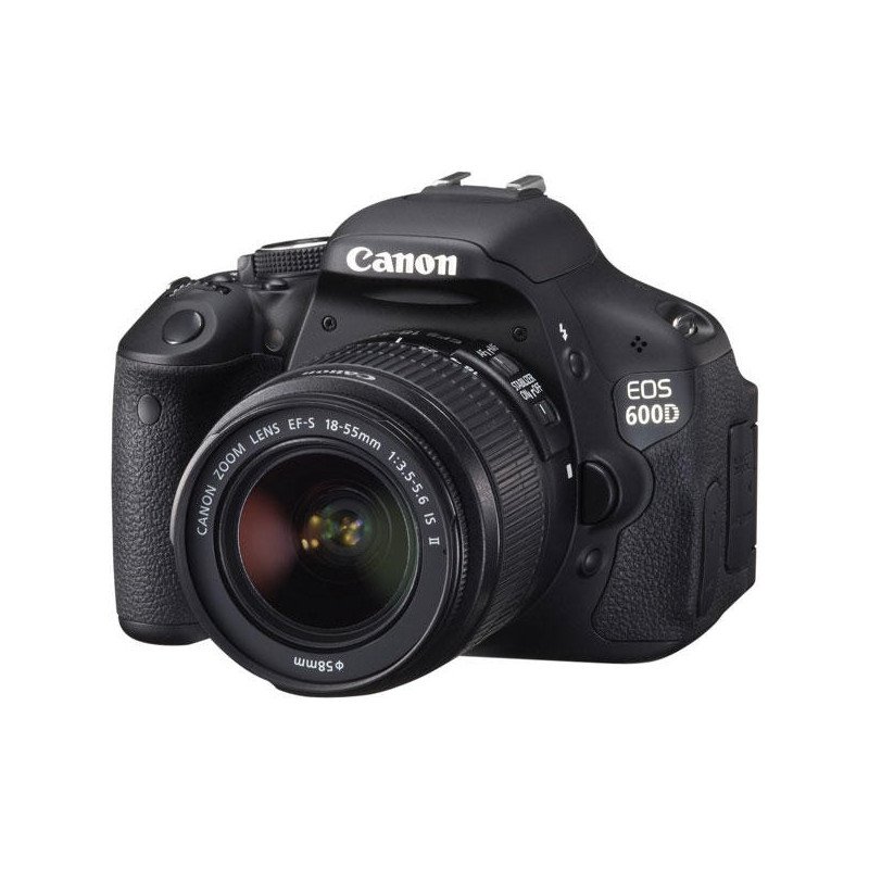 Digitalkamera - Canon EOS 600D + 18-55/3,5-5,6 IS + fjärr och 2 batterier