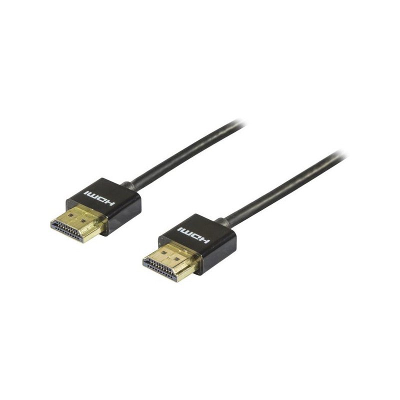 Skærmkabel & skærmadapter - Tyndt HDMI-kabel i forskellige længder