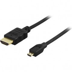 MicroHDMI till HDMI-kabel